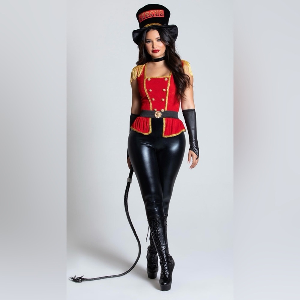 Halloween Circus Dreamgirl Lion Tamer Costume